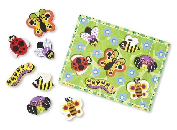Melissa & Doug Insects Wooden Chunky Puzzle (7 pieces) - Olde Church Emporium