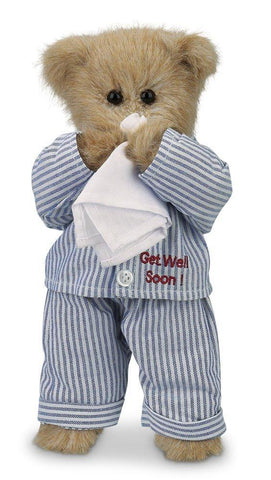 Bearington Bear - Illie Willie Get Well Soon Teddy Bear 10" - Olde Church Emporium