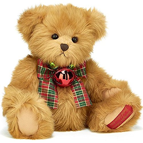 Bearington -  Limited Edition Musical Christmas Bear "Mr. Bear Jangles"  - 20 Inches and Retired - Olde Church Emporium