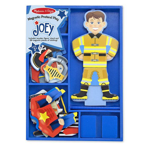 Melissa & Doug - Joey Wooden Magnetic Dress-Up Set Ages 3+ Item #3550