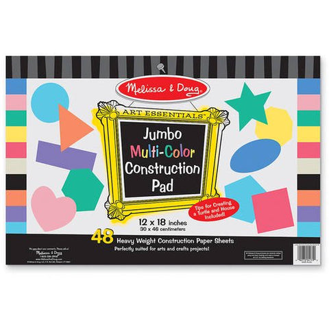 Melissa & Doug Multi-Color Construction Paper Ages 3+ 2 sizes Made in USA # 4111 and #4172