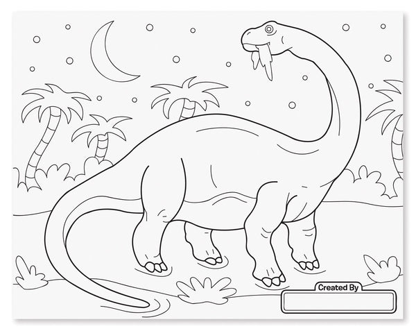 Melissa & Doug - Jumbo 50-Page Kids' Coloring Pad - Space, Sharks, Sports, and More [Home Decor]- Olde Church Emporium