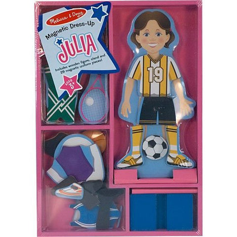 Melissa and Doug - Julia Wooden Magnetic Dress Up [Home Decor]- Olde Church Emporium
