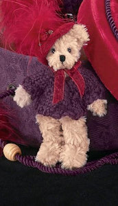 Bearington - Lady Scarlet Miniature Red Hat Christmas Bear 4.5 Inches and Retired - Olde Church Emporium