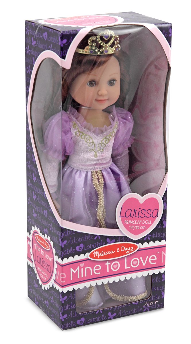 Melissa & Doug 14 inch Princess Doll Larissa Mine to Love Poseable