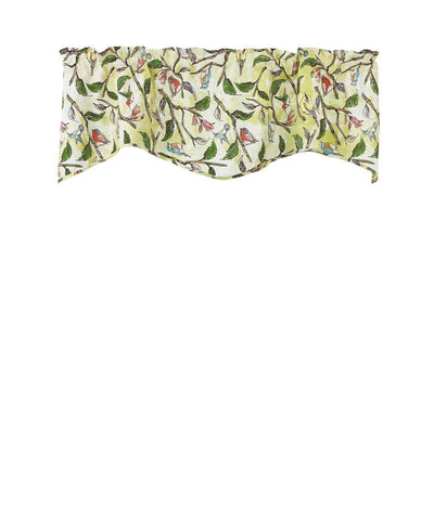 Park Designs Bird Song Lined Wave Valance 58 x 18 Inches - Olde Church Emporium
