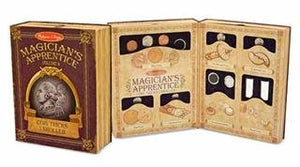 Melissa and Doug - Magician's Apprentice Coin Tricks Unrolled 16 Professional Coin Tricks Ages 8+ [Home Decor]- Olde Church Emporium