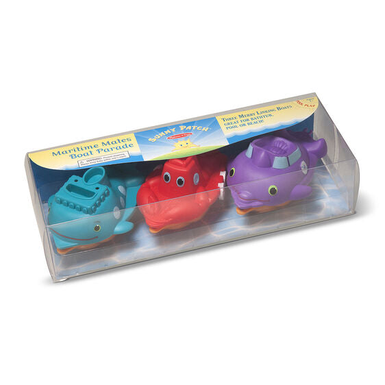Maritime Mates Boat Parade Pool Toy Melissa and Doug Ages 1+Item # 6674