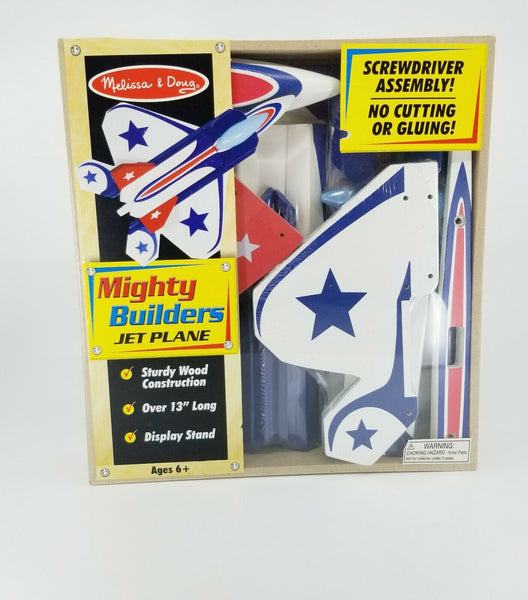 Melissa and Doug Mighty Builders Jet Plane 000772040945 Over 13" Ages 6+