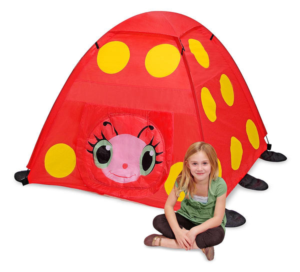 Melissa & Doug -Sunny Patch Mollie Ladybug Camping Tent [Home Decor]- Olde Church Emporium