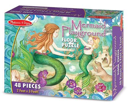 Melissa & Doug Mermaid Playground Floor Puzzle - Olde Church Emporium