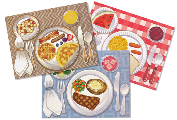 Melissa and Doug Make-a-Meal Sticker Pad Includes 15 Place Settings 225 Stickers Ages 3+