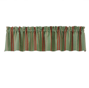 Mountain Morning Valance Country, Rustic Unlined Window Valance 72" x 14" Inches