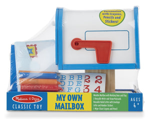 Melissa & Doug - My Own Wooden Mailbox Activity Set and Educational Toy [Home Decor]- Olde Church Emporium