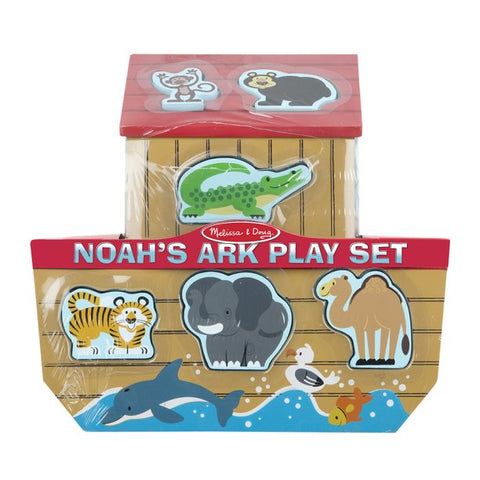 Melissa & Doug - Noah's Ark Play Set Wooden 26 Animal Blocks Item # 3786