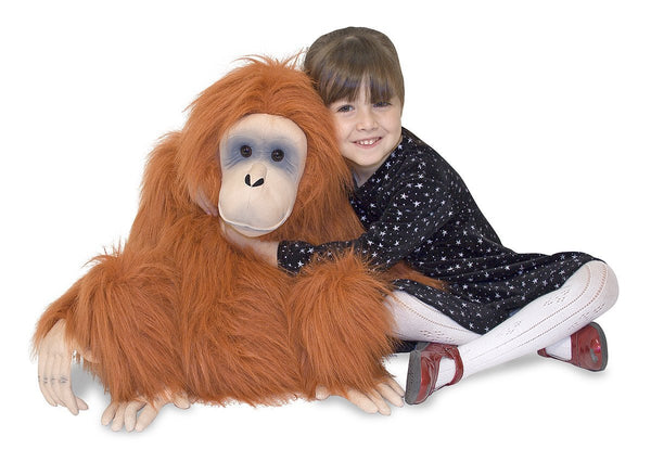 Melissa & Doug - Giant Orangutan Lifelike Stuffed Animal (nearly 2 feet tall) - Olde Church Emporium