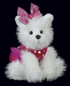 Bearington - Passionate Puppy Plush Valentines Puppy 13 Inches and Retired - Olde Church Emporium