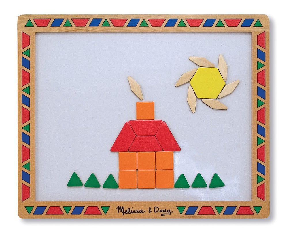 Magnetic Wooden Shapes and Colors from Melissa & Doug - School Crossing