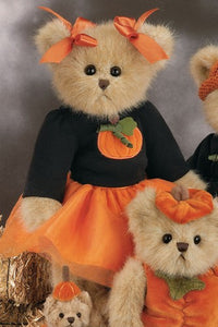 Bearington - Halloween Autumn Bear  " Penny Pumpkinpatch" - 14 Inch and Retired - Olde Church Emporium