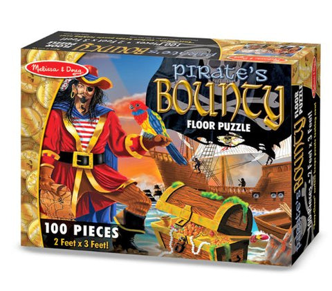 Melissa and Doug - Pirate's Bounty Floor Puzzle - (100 pc) 2 x 3 Feet [Home Decor]- Olde Church Emporium