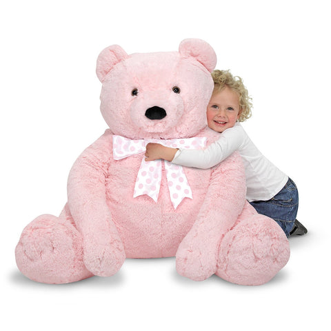 Melissa & Doug Jumbo Pink Teddy Bear Item # 3980