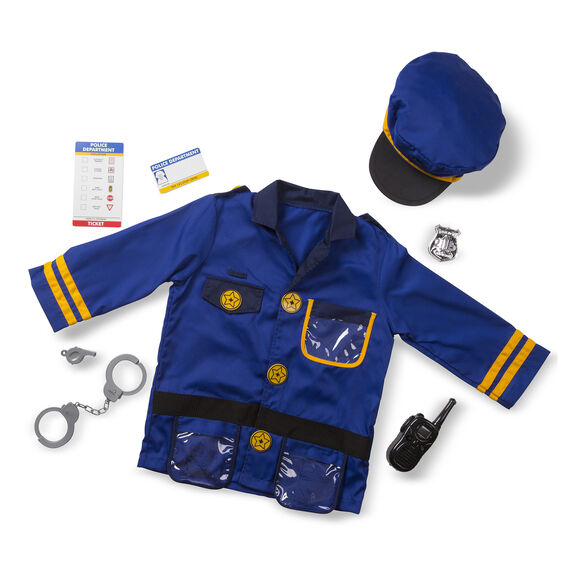 Melissa and Doug Police Officer Role Play Costume Set 3 to 6 years old