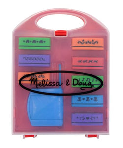 Melissa & Doug Paper Punch Set with Case, Heavy Duty press 8 Punch inserts