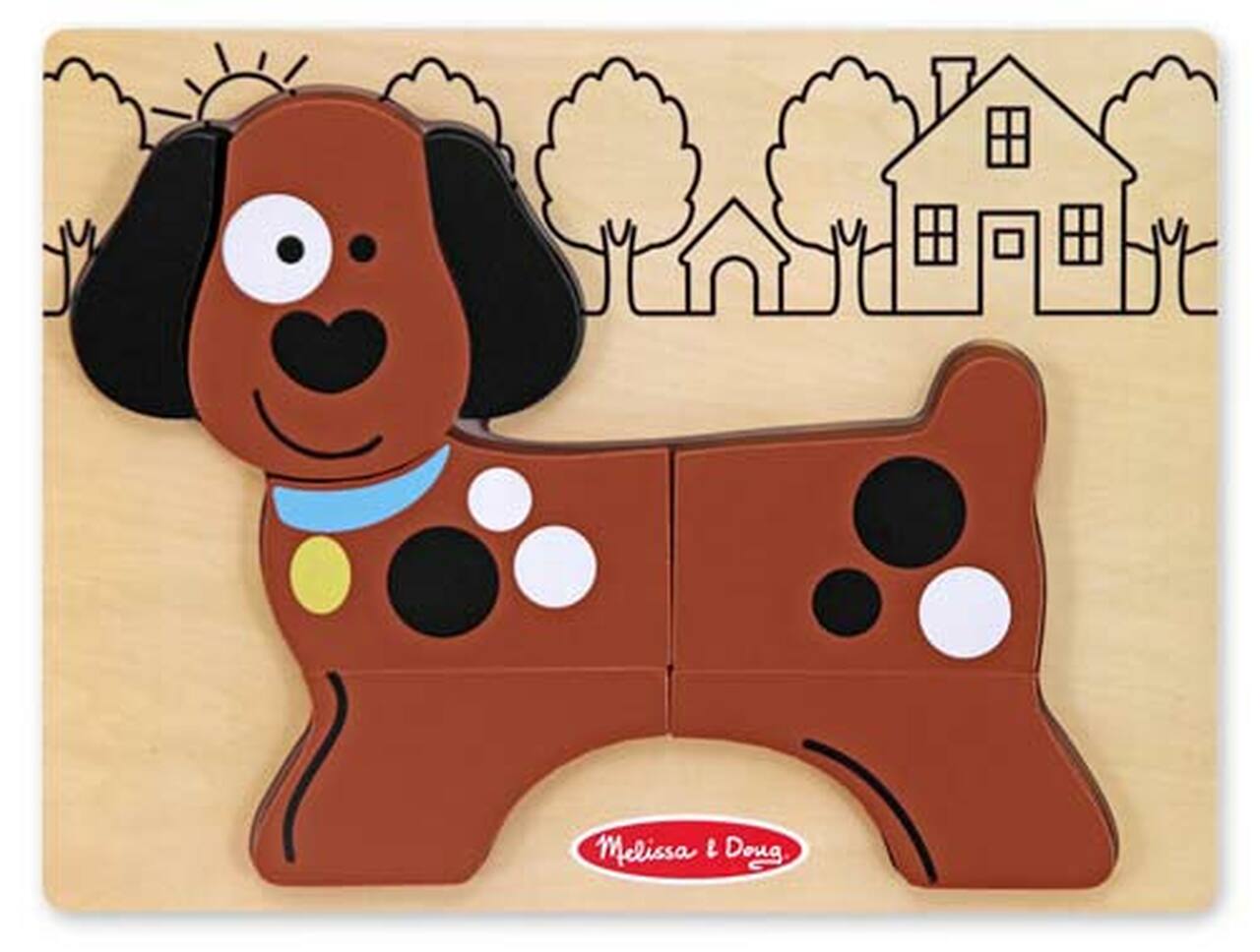 Melissa and Doug 000772037617 My 1st. Chunky Puzzle Puppy Dog Ages 2+