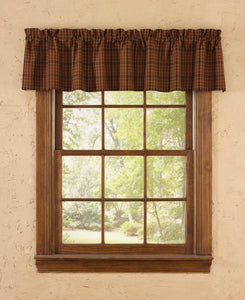 Park Designs Primitive Spice Unlined Valance, 72 by 14 Inches Country Farmhouse - Olde Church Emporium