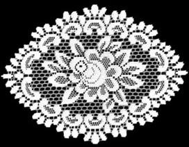 Heritage Lace Rose Collection - Doilies, Table Toppers, Tablecloths, Ecru White Made in U.S.A - Olde Church Emporium