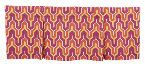 Park Designs Siya Boho Lined Box Pleat Valance 45 x 15 Inches - Olde Church Emporium
