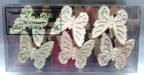 Park Designs - Butterfly shower curtain hooks boxed with 12 pieces - Olde Church Emporium