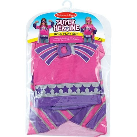 Melissa and Doug Super Heroine Role Play Costume Set Ages 3 -6 years