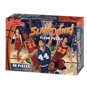 Melissa and Doug - 48 Piece Slam Dunk Floor Puzzle - 2 x 3 Feet [Home Decor]- Olde Church Emporium