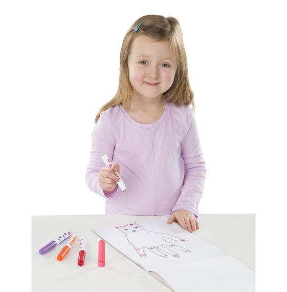 Melissa and Doug - Stamp Markers and Activity Pad - Butterflies, Hearts, Flowers, and Stars - Olde Church Emporium