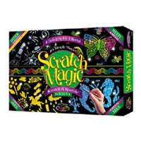Melissa and Doug Scratch Magic Scratch & Sparkle Deluxe Kit Made in USA