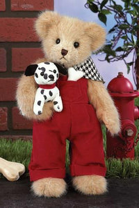 Bearington - Spencer and Spots Handmade Plush Teddy Bear 14 Inches and Retired - Olde Church Emporium