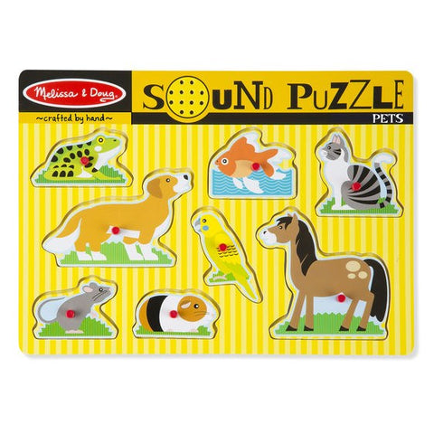 Melissa and Doug Sound Puzzle Pets Ages 2+ Item # 730
