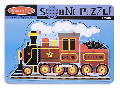 Melissa and Doug Sound Puzzle Train Ages 3+ Item # 729