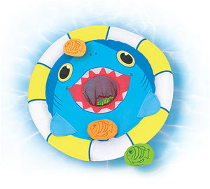 Melissa and Doug Spark Shark Floating Target Game Sunny Patch Ages 6+ Item #6661 Pool Toy