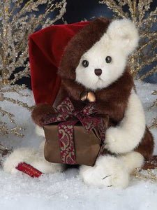 Bearington - Christmas Holiday Limited Edition Musical Bear" Saint Nicholas" - 18 Inches Retired - Olde Church Emporium