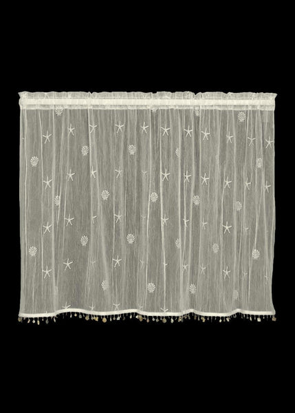 Heritage Lace Sand Shell Collection - Curtains, Runners, Material, etc