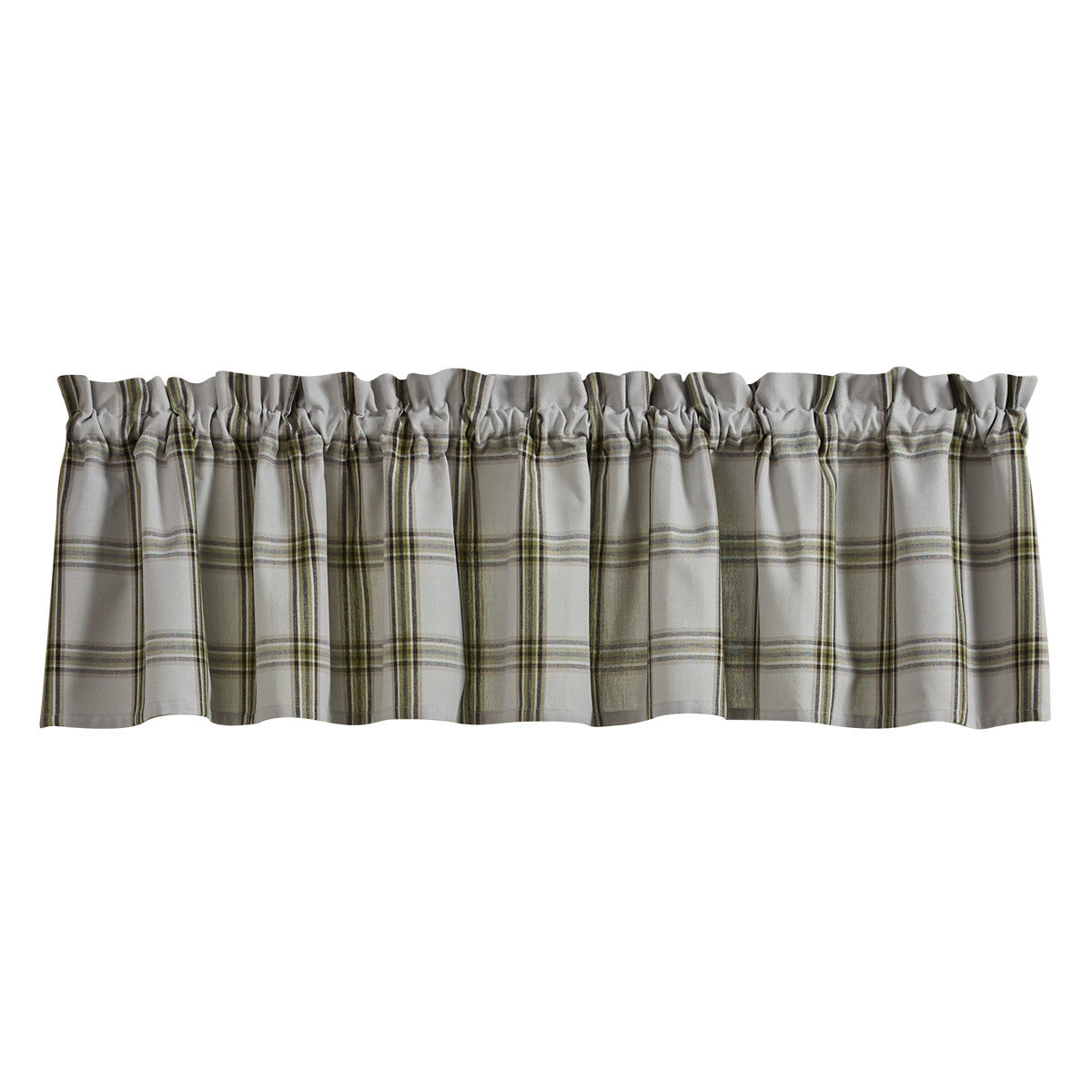 Park Timberline Unlined Valance 72 x 14 Inches Country, Farmhouse, Rustic, Cabin, Plaid
