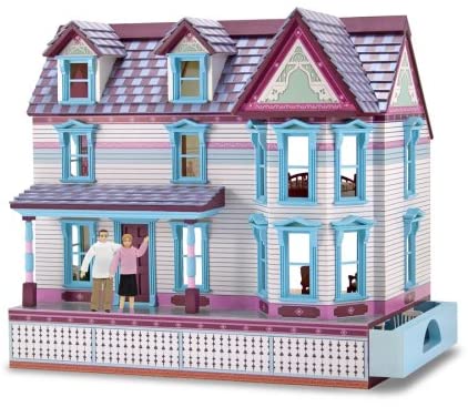 Melissa and Doug Classic Heirloom Victorian Wooden Dollhouse Item# 3960 Ages 4+
