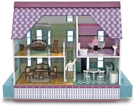 Melissa and Doug Classic Heirloom Victorian Wooden Dollhouse Item# 3960 Ages 4+