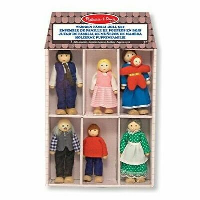 Melissa & Doug Wooden Family Doll Set