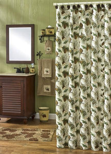 Park Designs Walk in The Woods Shower Curtain, 72 by 72 Inches Free Shipping - Olde Church Emporium