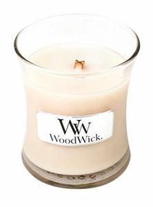 WoodWick Candle - Vanilla Bean - Small 3.4oz Burn Time 40 Hours - Olde Church Emporium